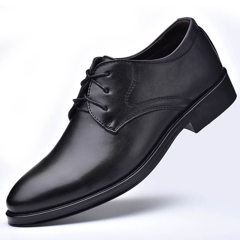 Men big size leather shoes brand handmade leisure business formal
