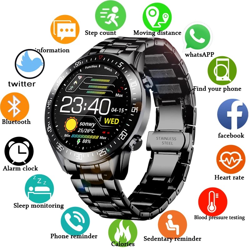 Lige smart watch on sale ip68