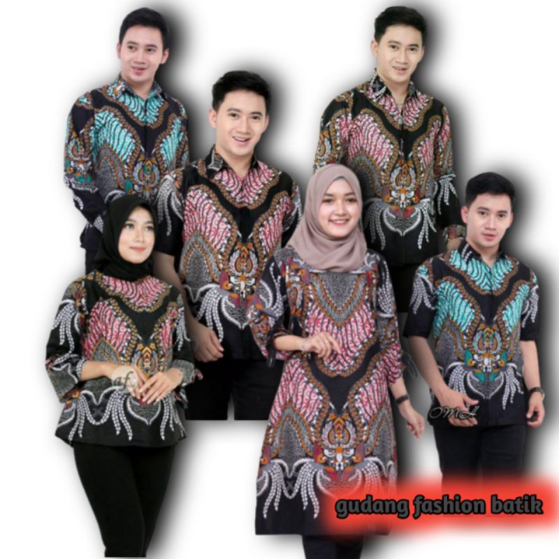 Maura Couple - Sania Ruffle BATIK Couple Ori Ndoro Jowi Shopee ...