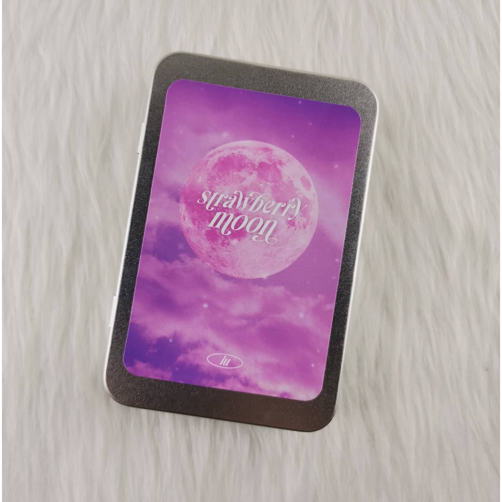 TINGI ] IU Strawberry Moon LILAC Official Photocard Photo card