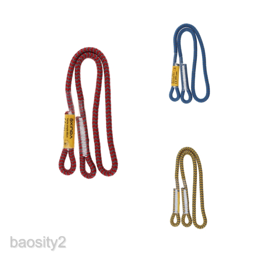 25KN 8mm Prusik Rope Cord 80cm/100cm for Arborist Outdoor Climbing ...