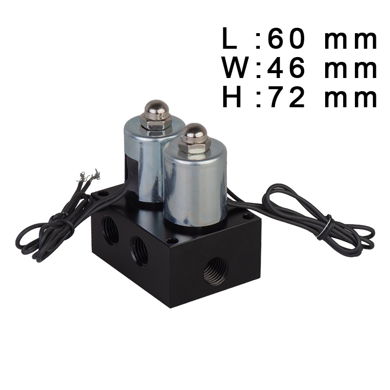 free shipping 12v Solenoid Valve Air ride Suspension manifold valve pneumatic shock absorber