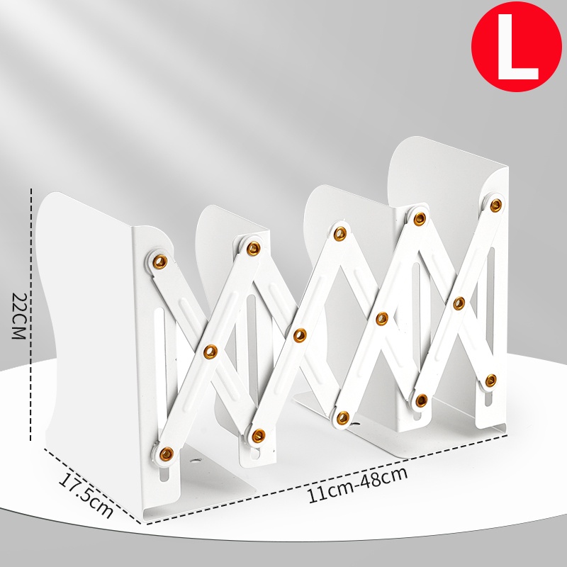 Retractable Book Stand Adjustable Bookshelf Retractable Folding Bookend