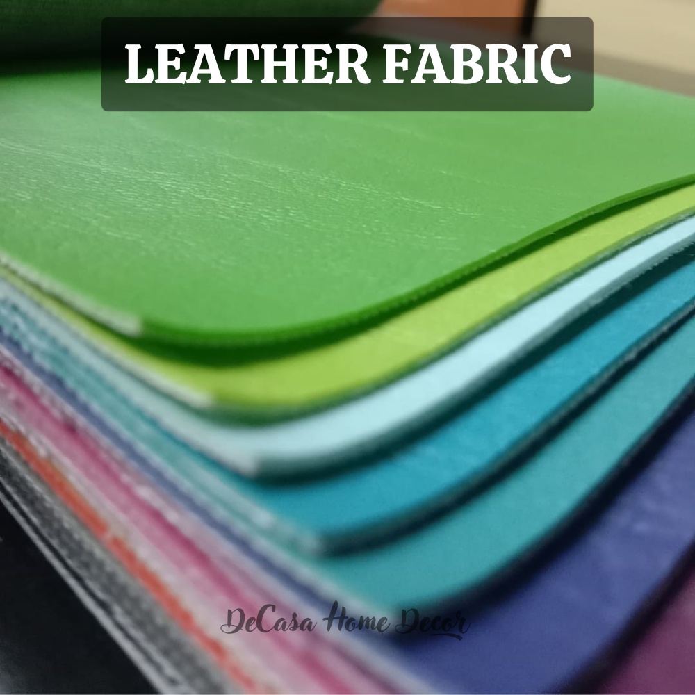 GERMAN Leather Fabric Per Yard for Upholstery PVC Waterproof