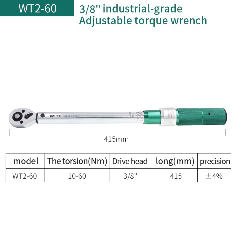 High precision adjustable torque wrench industrial grade quick wrench