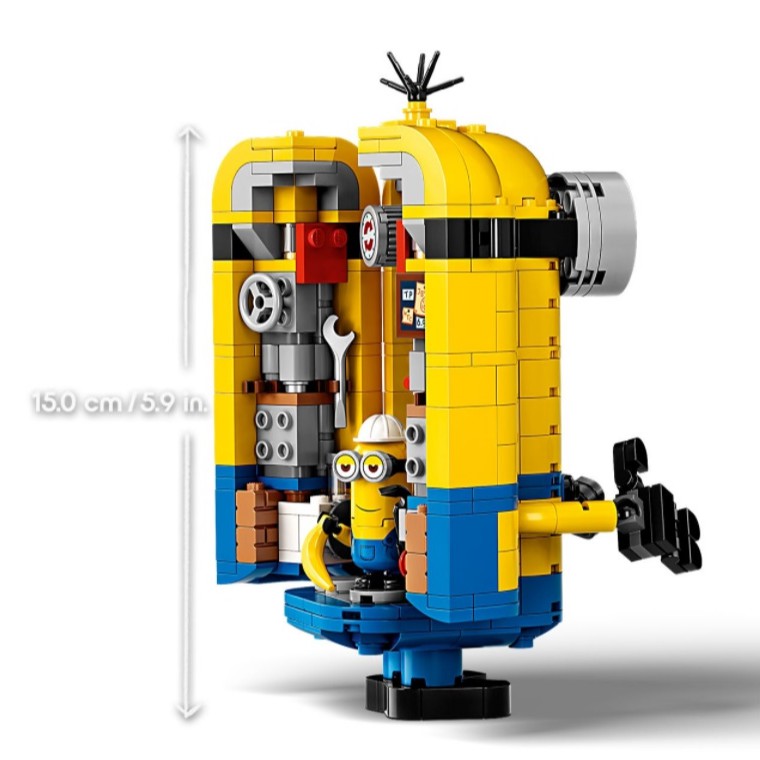 MINION BRICK BUILD-MINION & THEIR LAIR COMPATIBLE BUILDING BLOCK BRICK ...