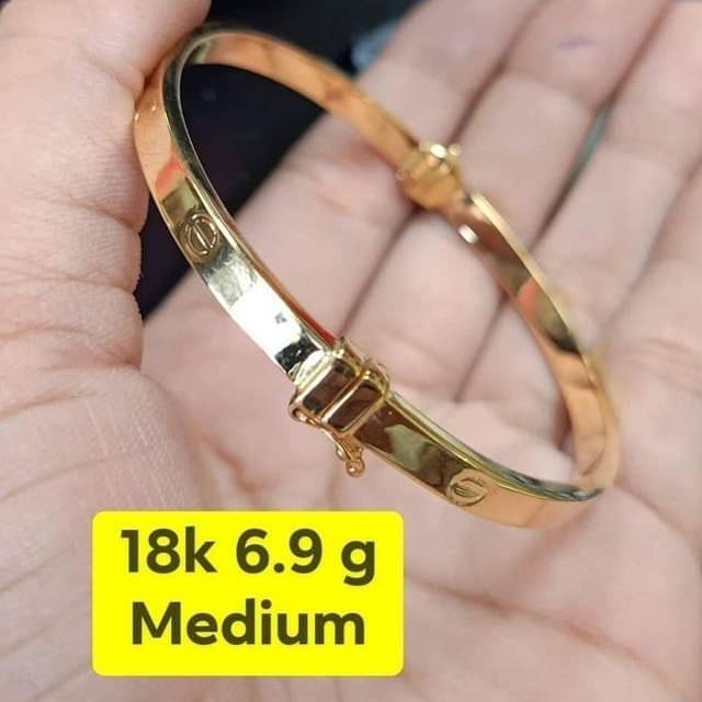 18K Saudi Gold Car.tier Inspired Bracelet