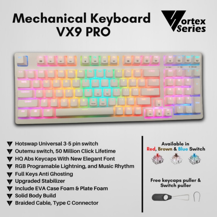 Vortexseries VX9 Pro Mechanical Keyboard ORIGINAL | Shopee Philippines