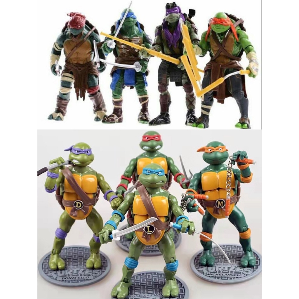 Teenage Mutant Ninja Turtles Movie Mini Figura 2 Pack Bandai