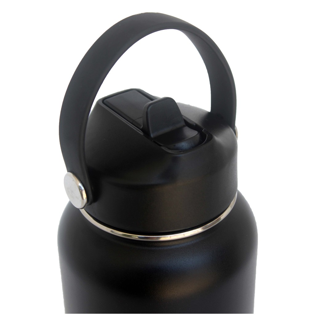 Hydr8 Straw Lid Black For Wide Mouth Insulated Water Bottle Tumbler ...