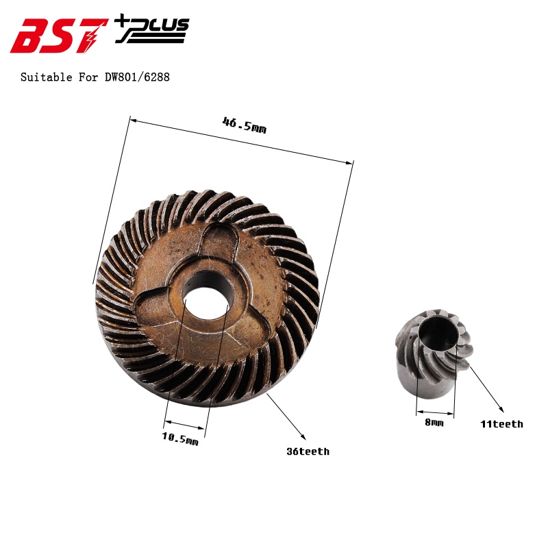 Gear For DW801/6288 Angle Grinder,Power Tools Spare Parts Shopee