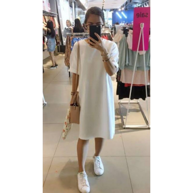 Zara Long Tshirt dress | Shopee Philippines
