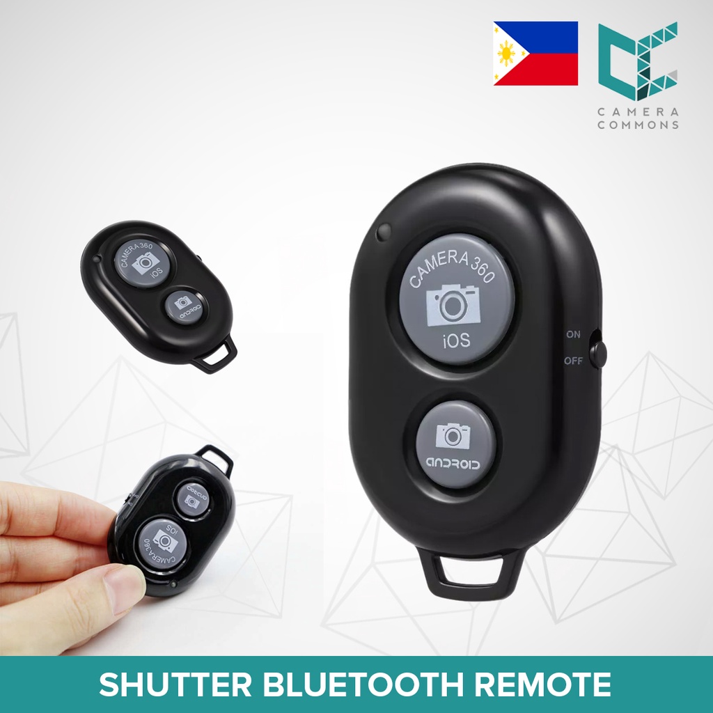 Shutter Bluetooth Remote for iOS Android Travel Selfies Portable Small ...