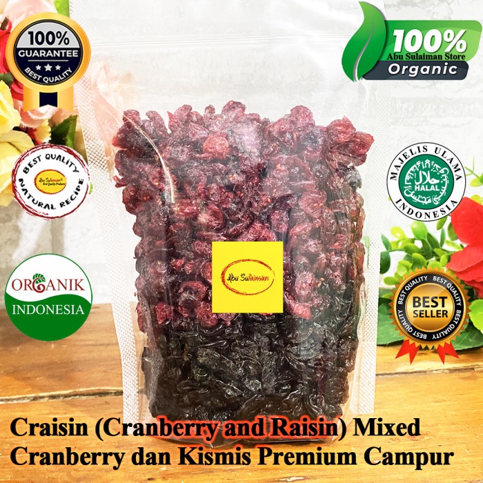 Abu Sulaiman Premium Craisin 1 Kg Mixed Berry Cranberry and Raisin ...