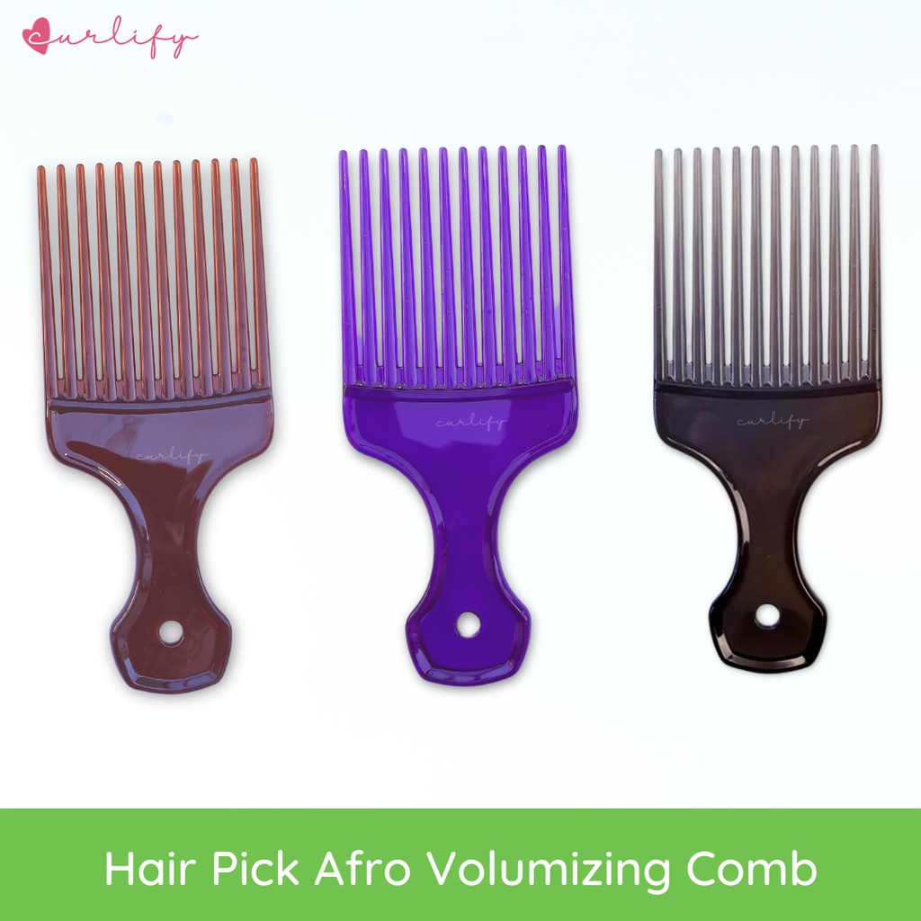 Curlify Afro Pick Comb – Curl Volumizing Tool for Natural Hair, Roots ...