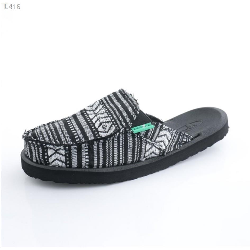 Lowest price】✓sanuk slides half whole slip on ladies shoes