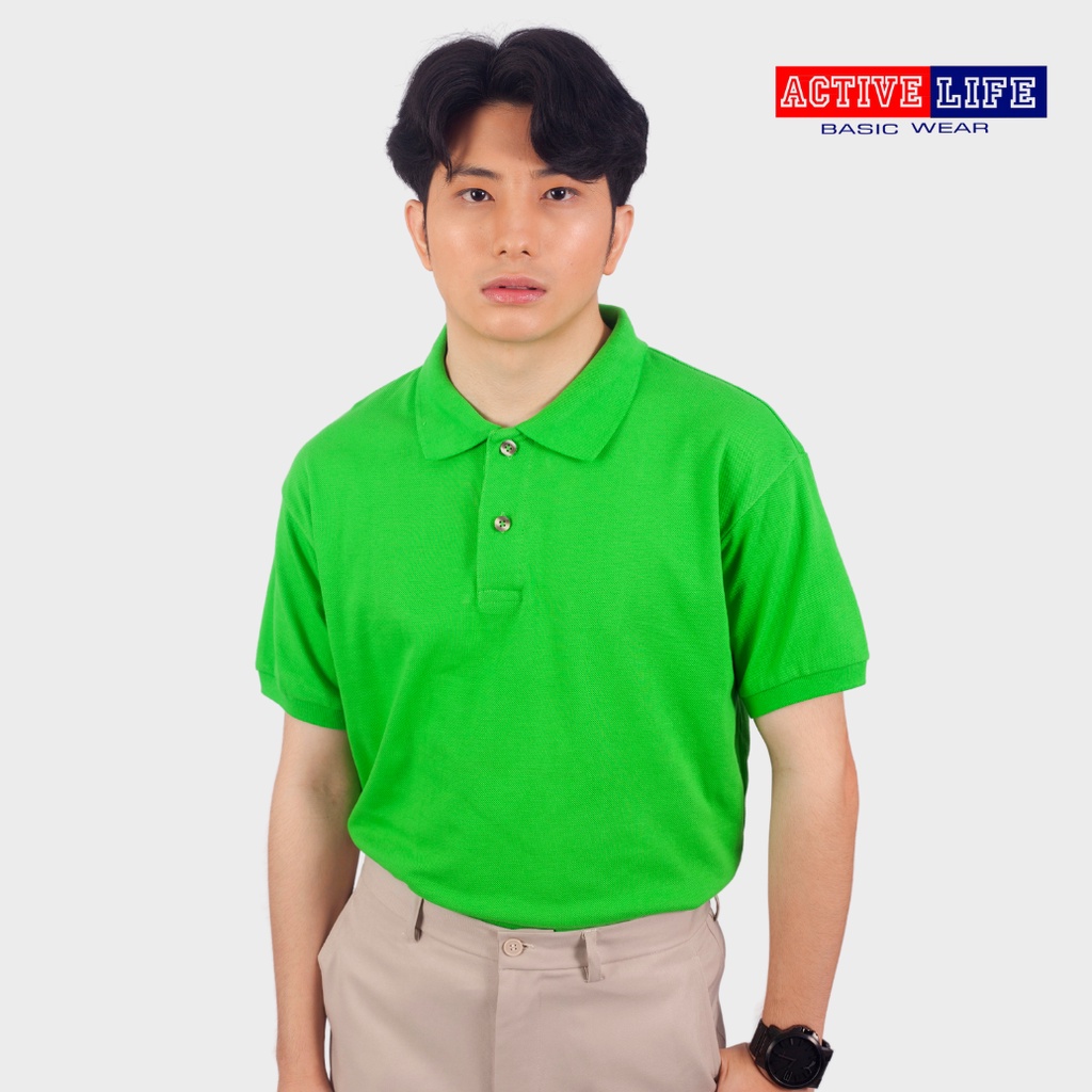 Apple green polo shirt hotsell