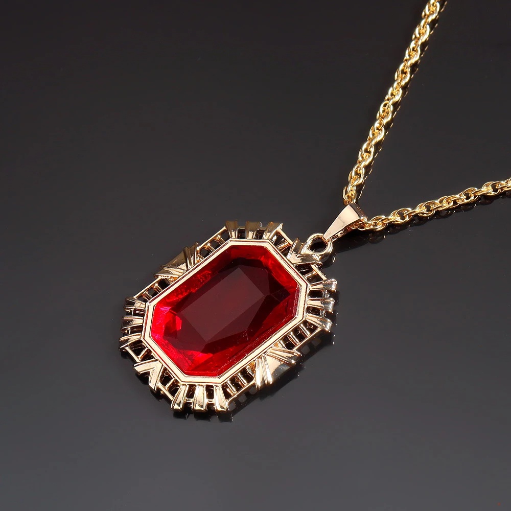 The Sandman Morpheus Red Ruby Pendant Neckalce Cosplay King of Dreams ...