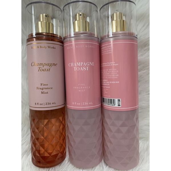 Bath and body online works champagne toast mist