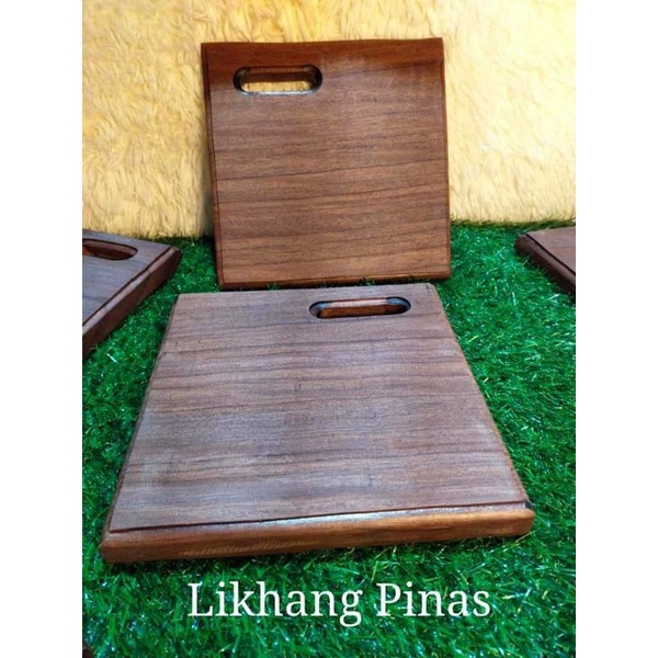 Magkuno Chopping Board with handle Philippine Hardest Wood Shopee