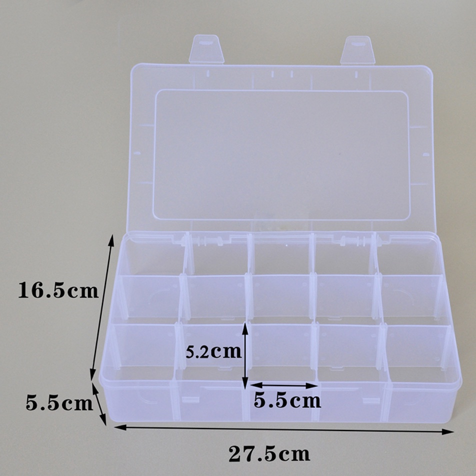 Transparent Plastic Storage Box Sticker Cuckoo Stationery Desktop Tidy ...