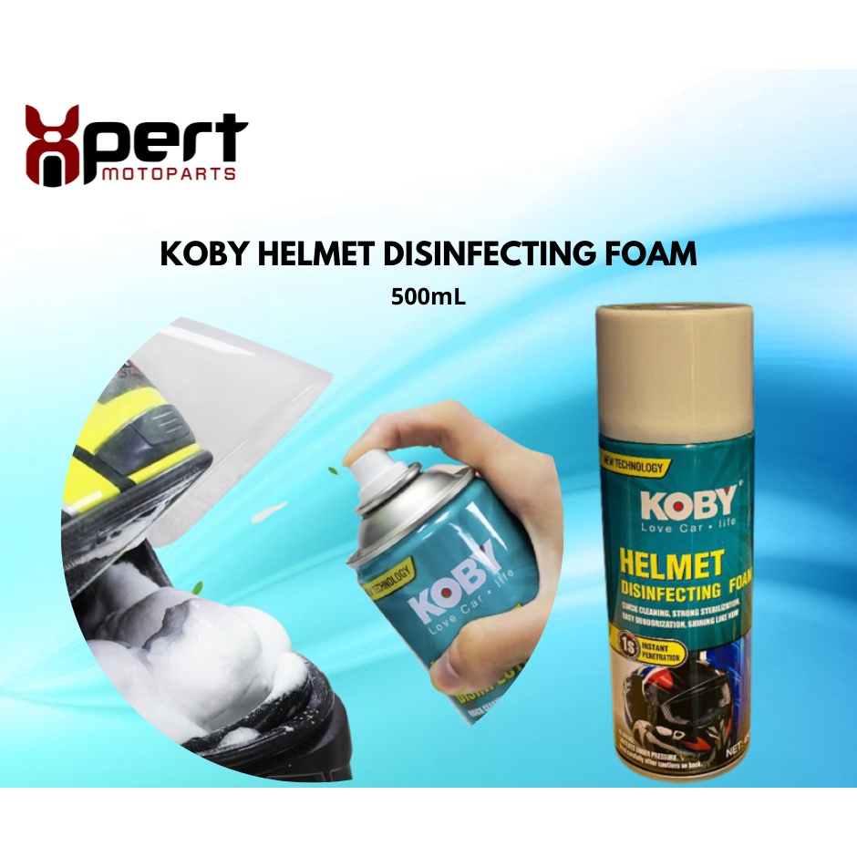 KOBY HELMET DISINFECTANT FOAM 450mL Shopee Philippines