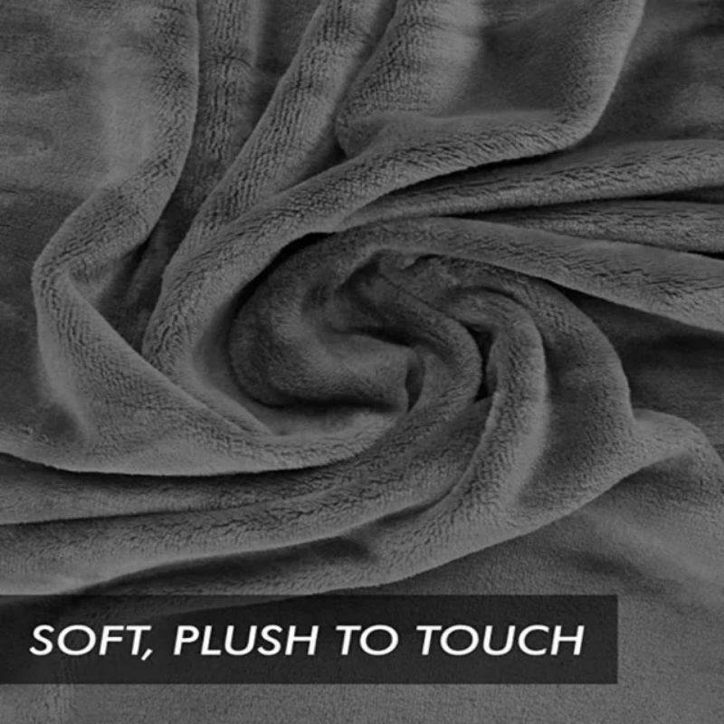 (Double, Queen, King Size) Plain Fleece Blanket Shopee Philippines