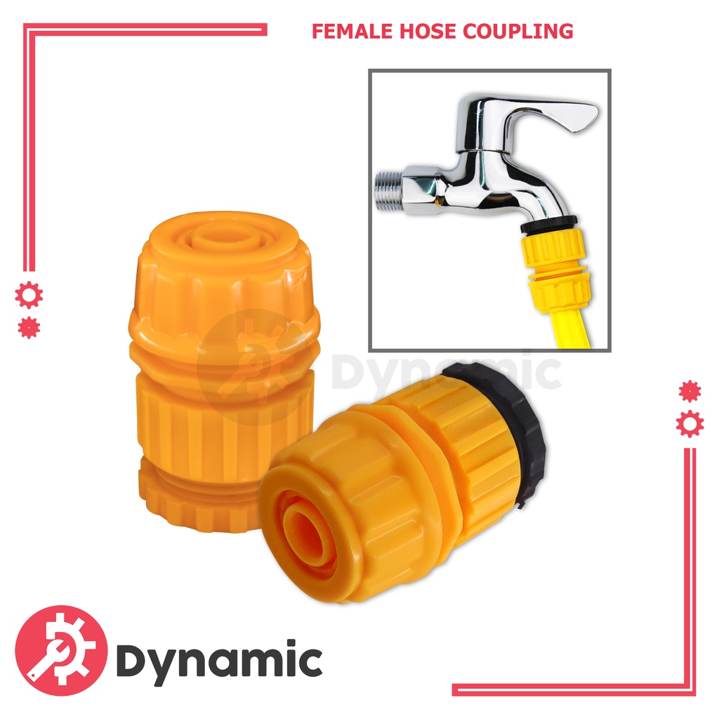 PVC Female Hose Coupling Garden Hose Adapter with Reducer Adaptor | Shopee  Philippines