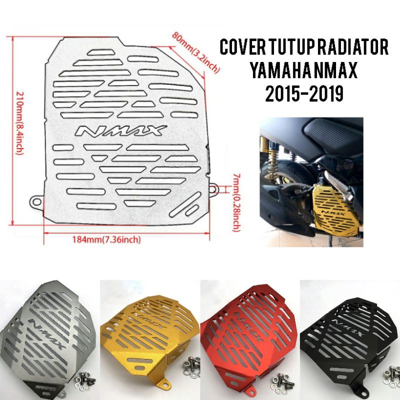 Yamaha Nmax 2015 2016 2017 2018 2019 & 2020 Motorcycle Radiator Cover ...