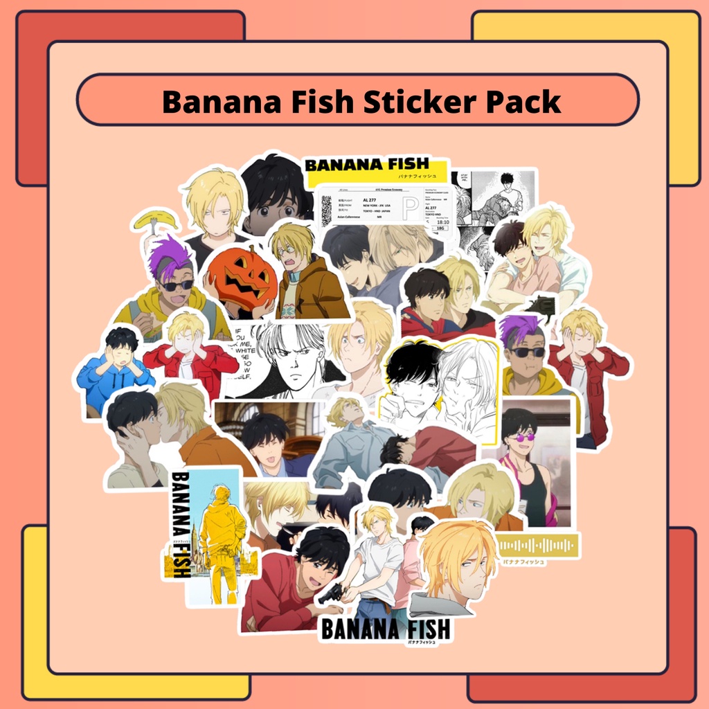 Banana Fish Sticker Pack Shopee Philippines