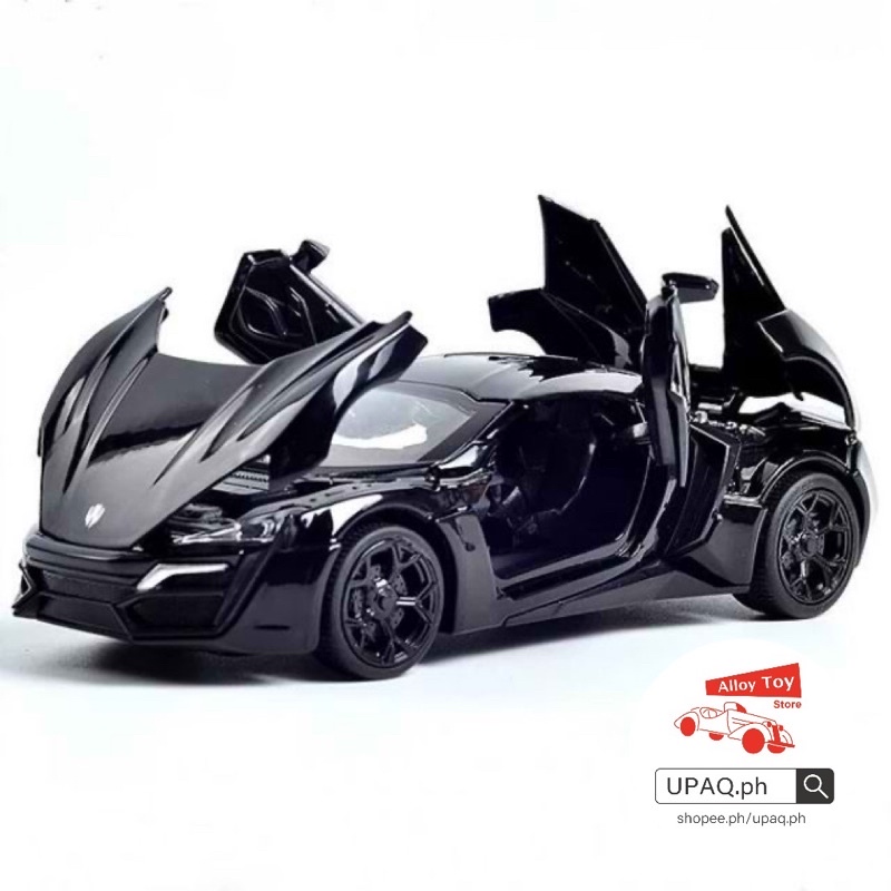 Voiture Miniature Lykan Hypersport 1:32 - Modèle Die-cast Rouge, Collection Ou Jouet