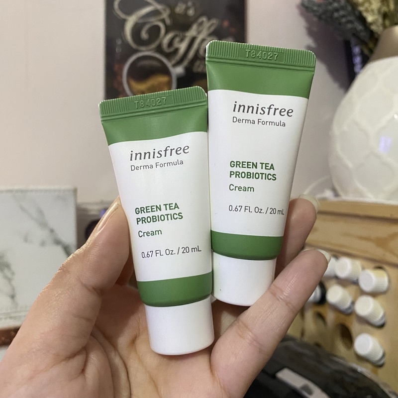 Innisfree Green tea Probiotics Cream Mini tube 10ml/20ml Shopee Philippines