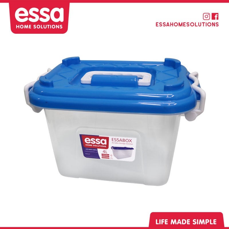 Essa Home Solutions Storage Box 4 Liters (Plastic Organizer