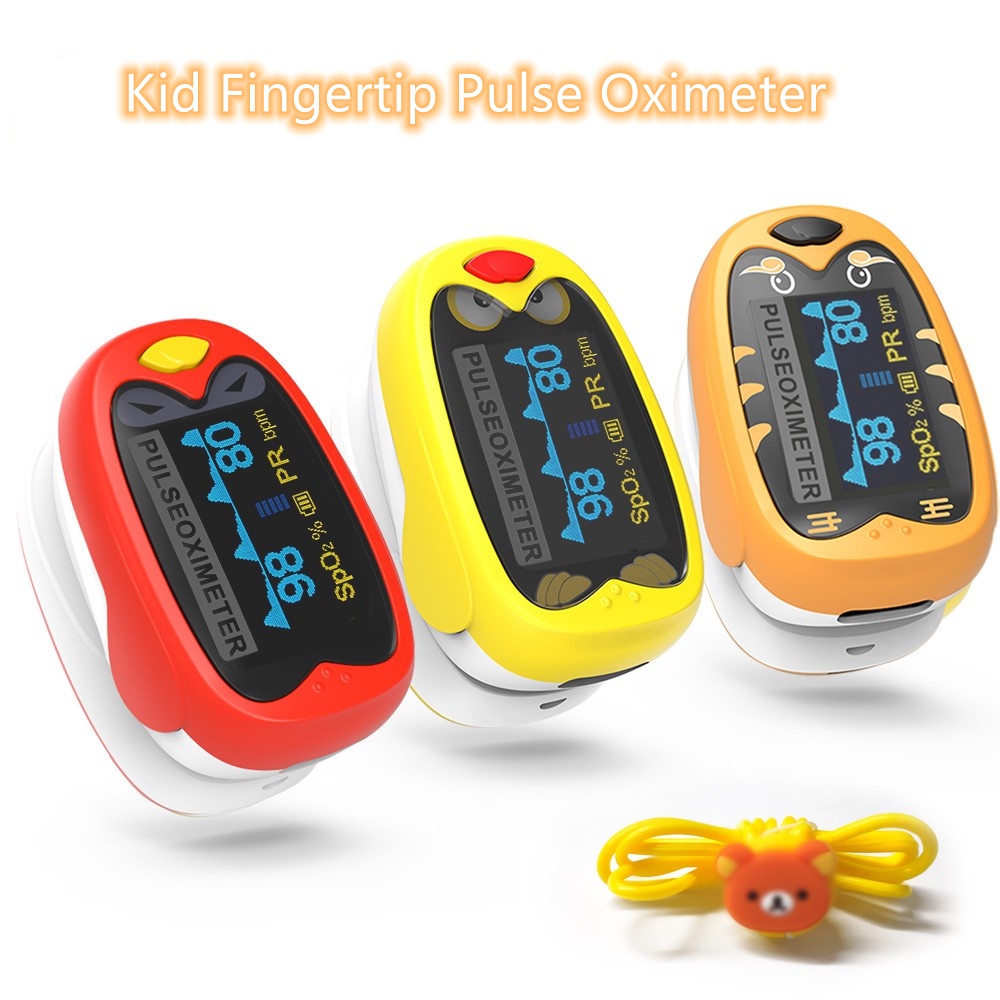 【Ready Stock】 Children Rechargeable Fingertip Pulse Oximeter With SPO2 ...