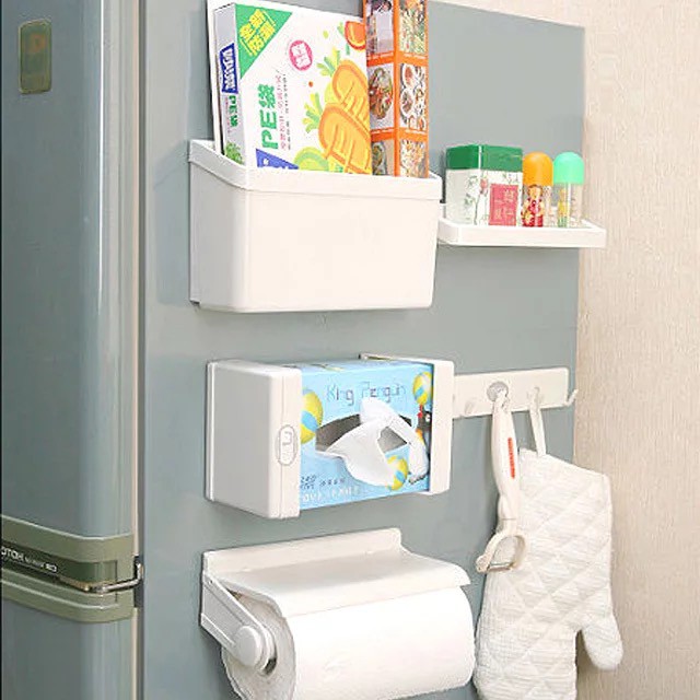 Magnetic tissue box sale holder