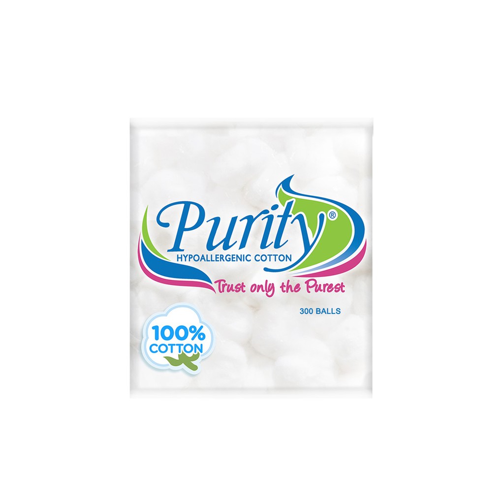 Purity Cotton Balls 300s x 1 pack Shopee Philippines
