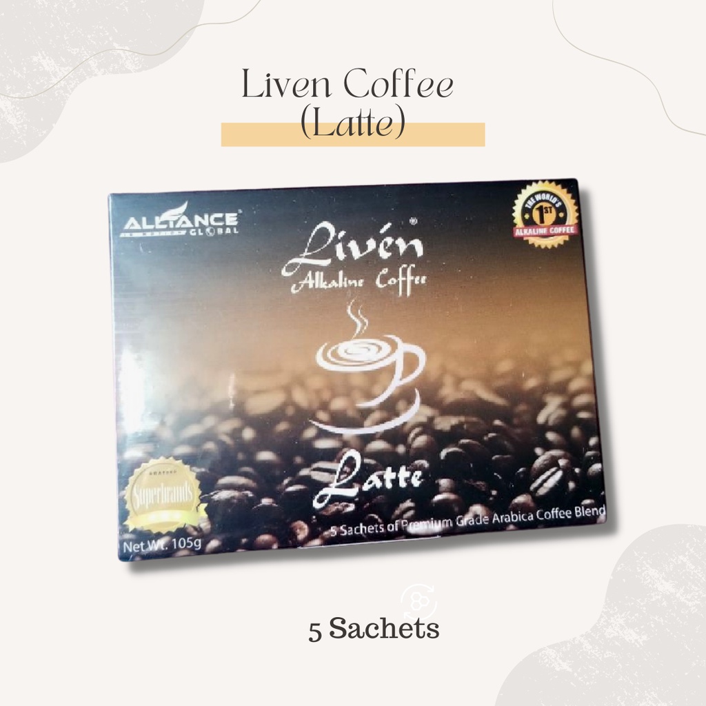 Liven Alkaline Coffee (Original, Latte, Cappuccino) Shopee Philippines