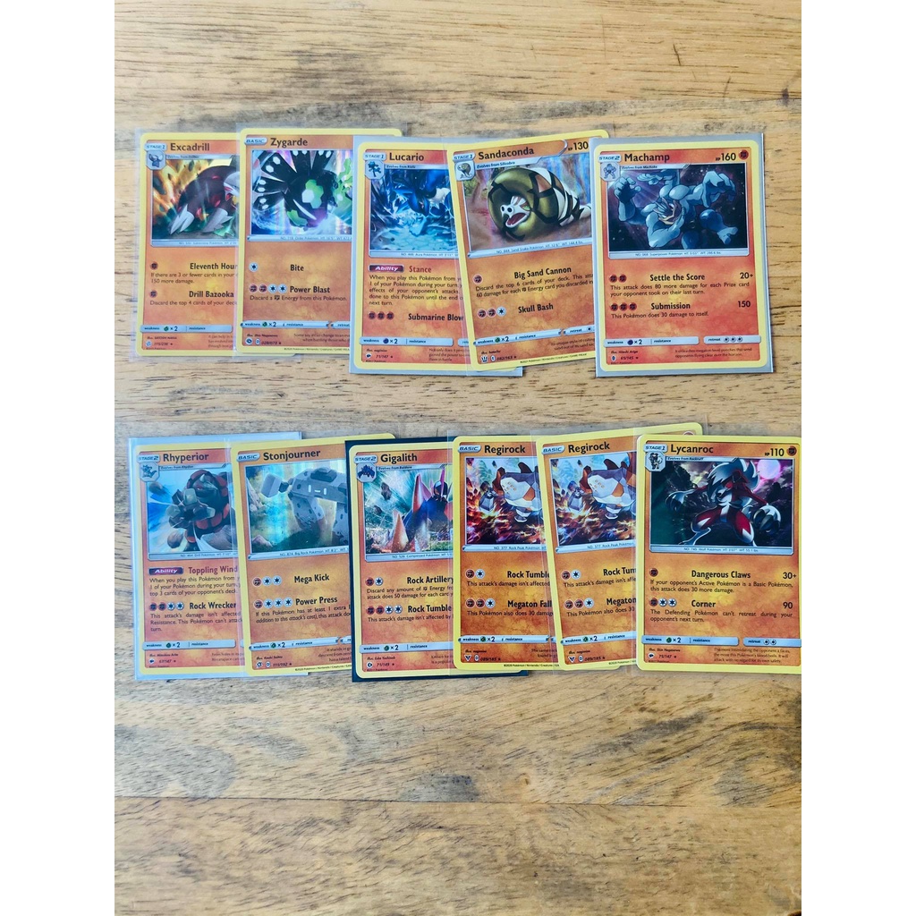 Holo Rare Fighting / Ground / Rock Pokemon Cards. Original Pokémon TCG ...