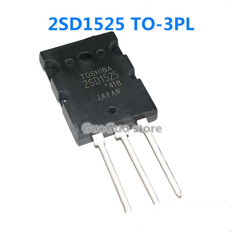 2pcs 2SD1525 TO-3PL D1525 30A 100V high power Darlington transistor new ...