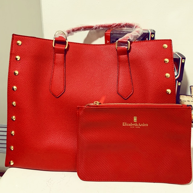 Elizabeth arden cheap red tote bag