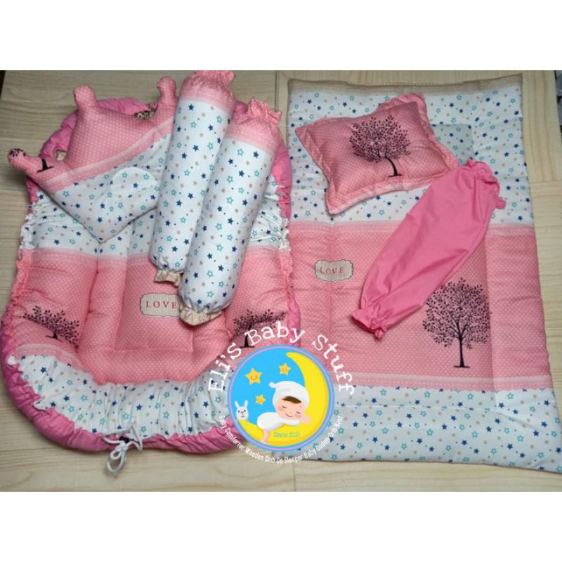 FREE 14 Letters Name ORIG. MAKER of Baby Crib Nest with Comforter