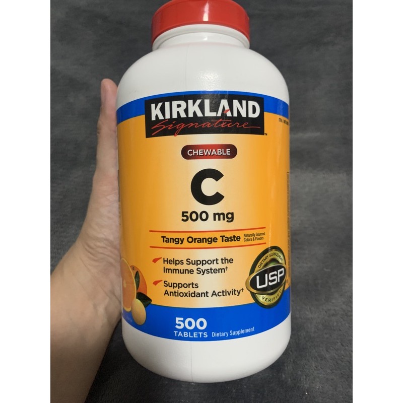 Authentic KIRKLAND signature vitamin C chewable (500mg) Shopee Philippines