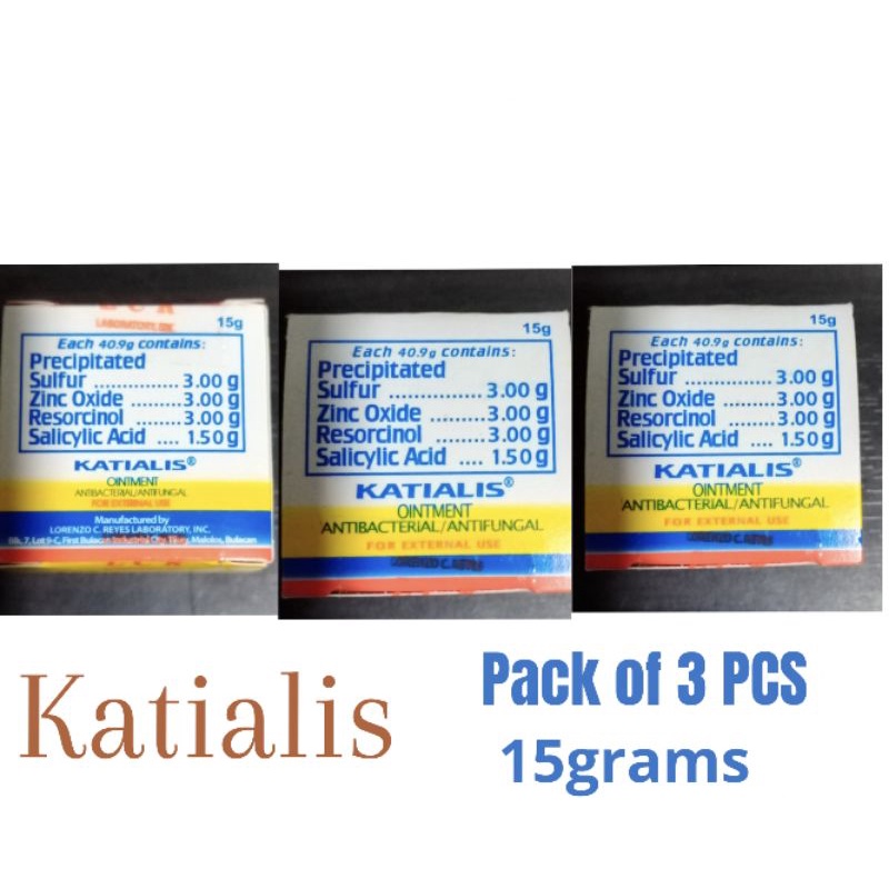 KATIALIS CREAM 15g/pack of 3pcs Shopee Philippines