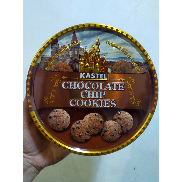 Kastel Chocolate Chips / Assorted Butter Cookies Tin 340g Shopee