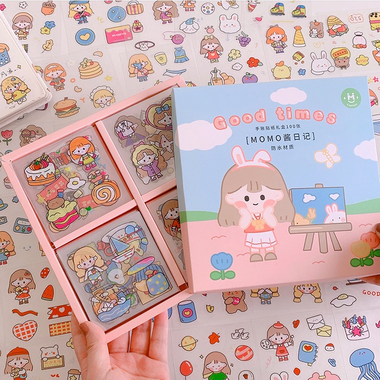 Momo's Diary Stationery Decoration Soft Cute Pattern Hand Account ...
