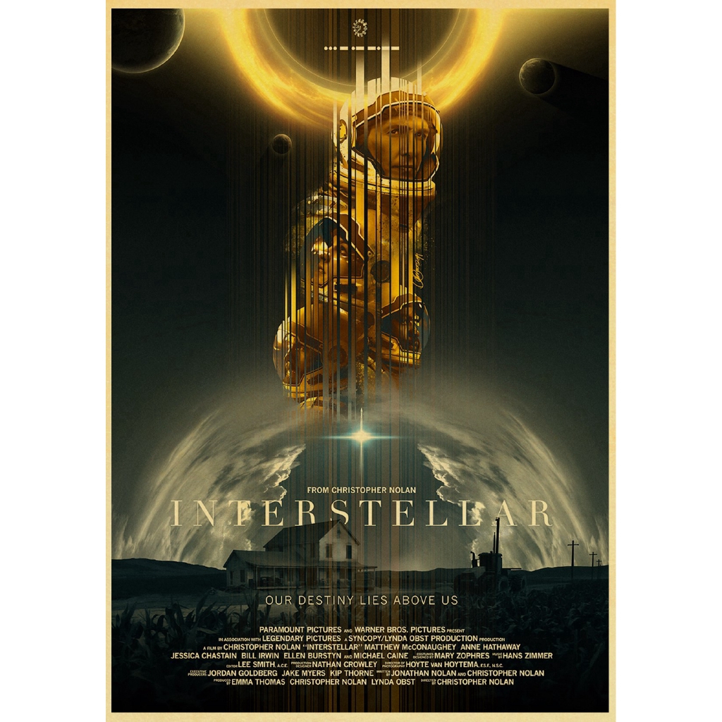 Movie Poster Interstellar Posters Retro Poster Prints High Definition