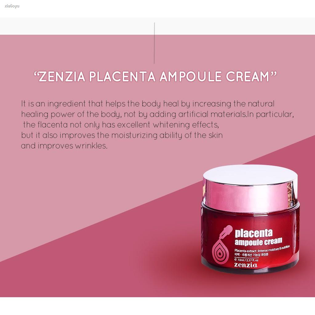 [Korean Cosmetic] ZENZIA AMPOULE CREAM (Placenta / Collagen)Made in