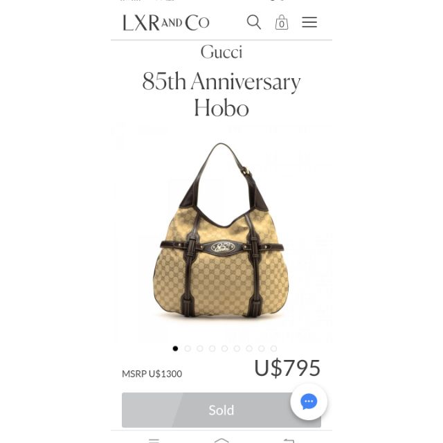 85th on sale gucci purse