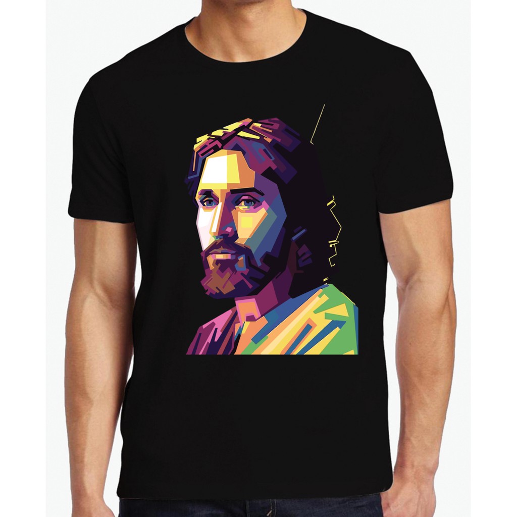 jesus face t shirt