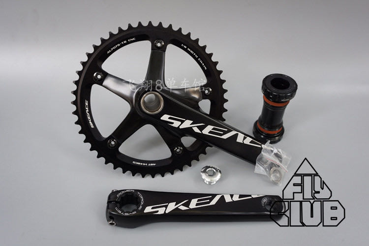 Skeace Solid 48T 49T Single Speed Fixed Gear Bike Crankset 165mm Bearing 144 BCD Bicycle Crank Chainwheel with bottom bracket Shopee Philippines